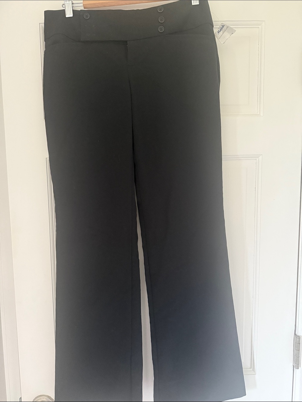 Spring Street Black Boot Cut Stretch Pants